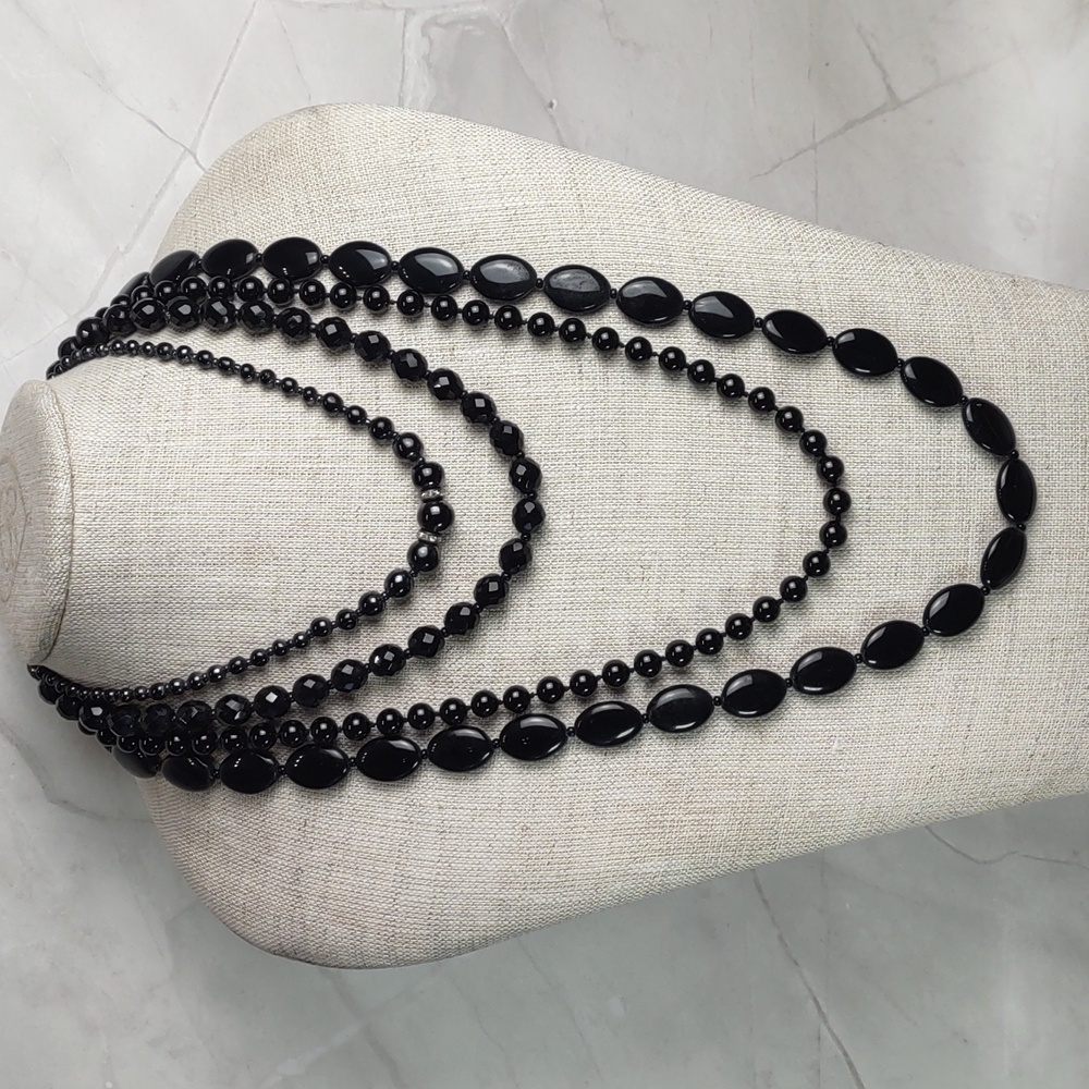 Black Necklace Bundle 4pc Assortment